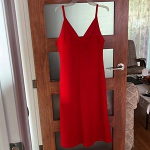 Mariella Burani red dress 100% acrylic